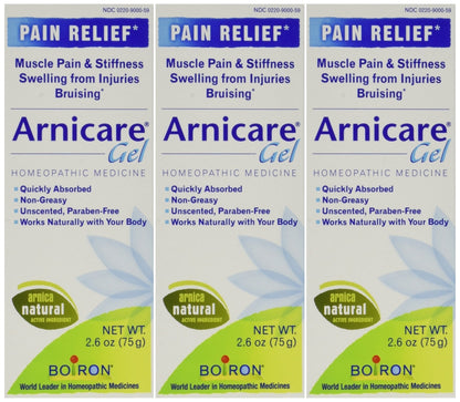 Boiron Arnicare Arnica Gel, 2.6 Ounce (Pack of 3) - Maple Wellness Supplements