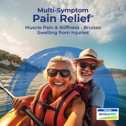 Boiron Arnicare Cream 4.2 oz (Twin Pack) for Joint Pain, Muscle Pain Relief, Swelling, Soreness, Stiffness, and Bruises - Fast Absorbing and Fragrance-Free Arnica - Maple Wellness Supplements