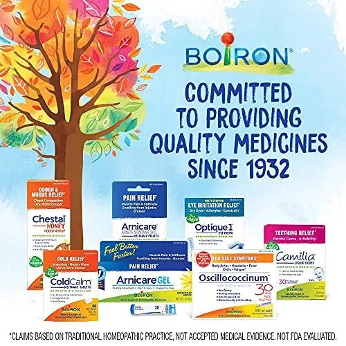 Boiron HemCalm Tablets for Hemorrhoid Relief of Pain, Itching, Swelling or Discomfort - 60 Count - Maple Wellness Supplements