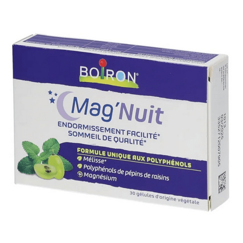 BOIRON Mag'Nuit 30 vegetable capsules - Maple Wellness Supplements