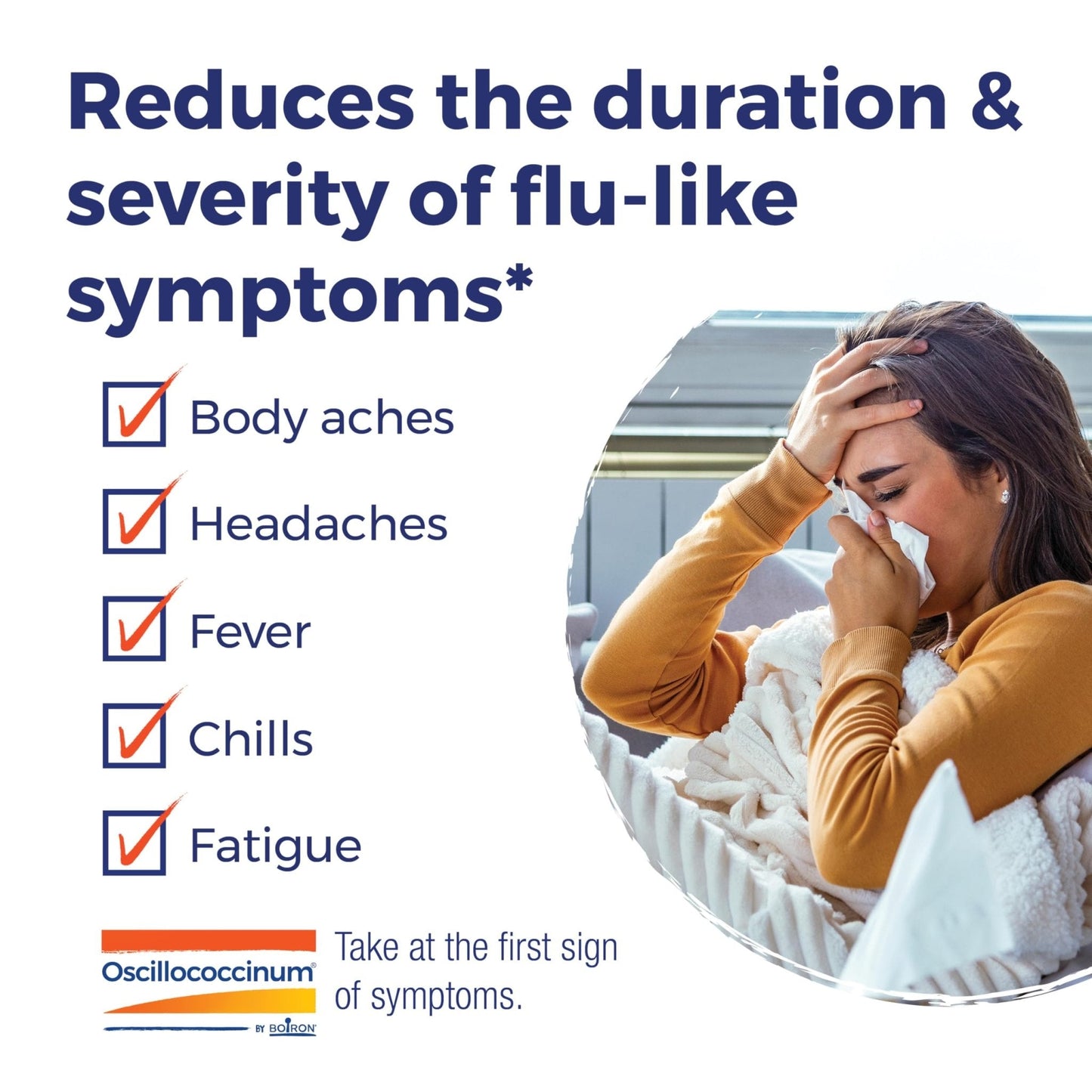 Boiron Oscillococcinum for Relief from Flu-Like Symptoms of Body Aches, Headache, Fever, Chills, and Fatigue - 30 Doses - Maple Wellness Supplements