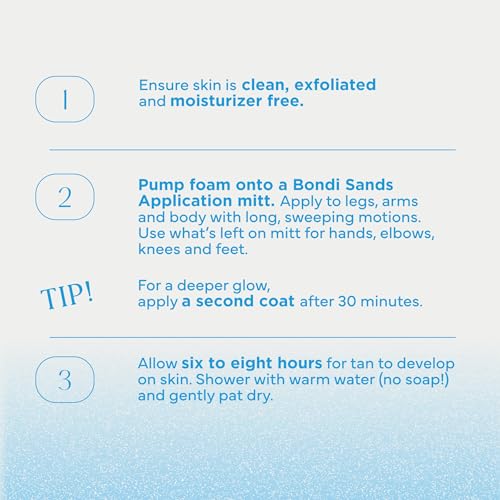 Bondi Sands Dark Self Tanning Foam | Lightweight, Self-Tanner Foam Enriched with Aloe Vera and Coconut - Maple Wellness Supplements