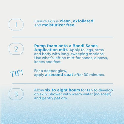 Bondi Sands Dark Self Tanning Foam | Lightweight, Self-Tanner Foam Enriched with Aloe Vera and Coconut - Maple Wellness Supplements
