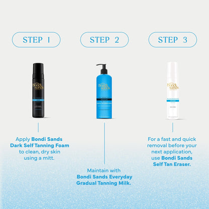 Bondi Sands Dark Self Tanning Foam | Lightweight, Self-Tanner Foam Enriched with Aloe Vera and Coconut - Maple Wellness Supplements