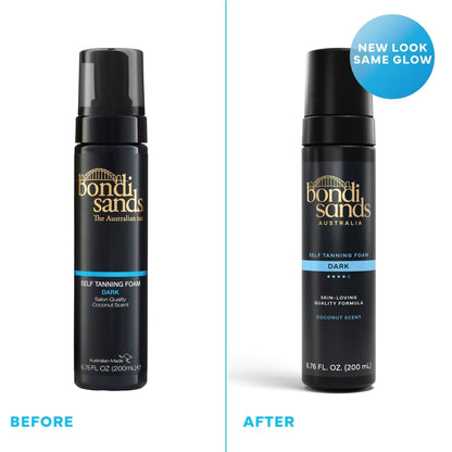 Bondi Sands Dark Self Tanning Foam | Lightweight, Self-Tanner Foam Enriched with Aloe Vera and Coconut - Maple Wellness Supplements