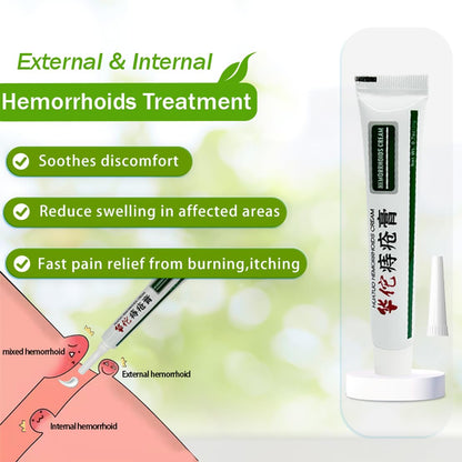 BONIORRI Hemorrhoid & Fissure Relief Cream – Maximum Strength Hemorrhoid Cream, Herbs Fast Acting Ingredients. (0.7 oz Total) - Maple Wellness Supplements