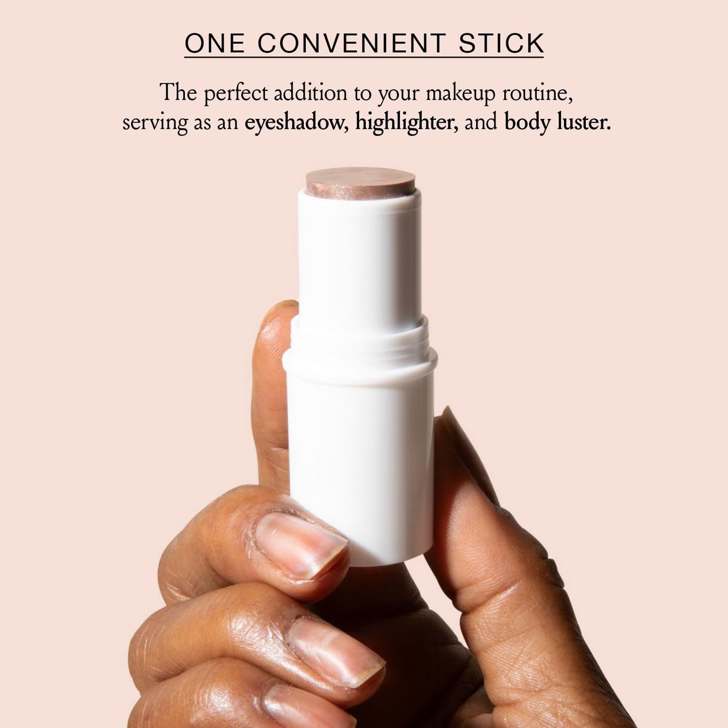 Boomstick Glimmer ® Highlighter Makeup Stick, Subtle Shimmer Face Highlighter Stick for Mature Skin, Hydrating Cream Makeup for Cheekbones, Brow Bones & Nose, No Glitter Highlight - Maple Wellness Supplements