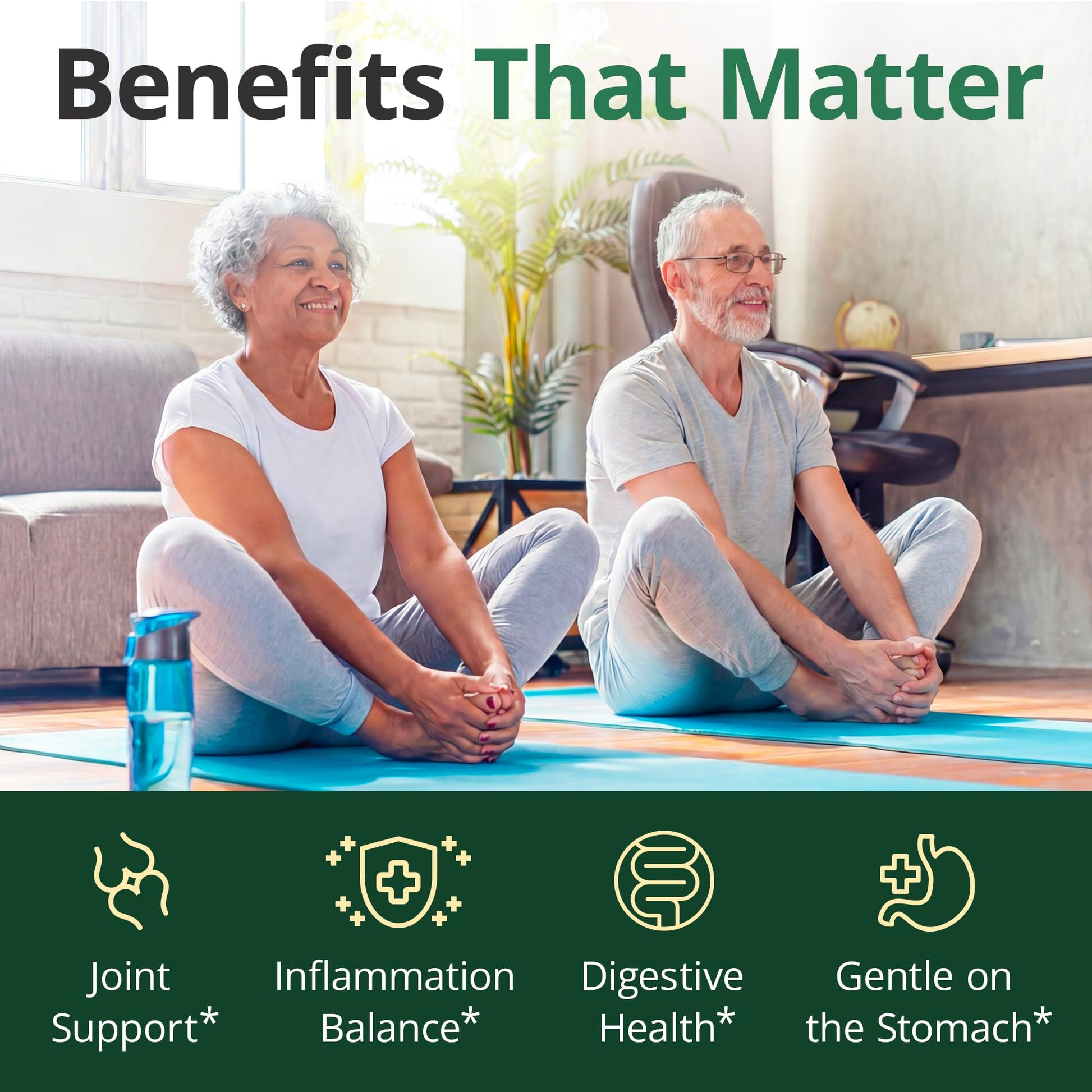 Boswellia Serrata Turmeric Supplement for Joint Support & Inflammation Balance – Turmeric Boswellia Supplement with Ginger & Black Pepper Extract - Maple Wellness Supplements