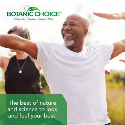 Botanic Choice Mega Fruits and Veggies Blend (60 Capsules) + Prostate 9 Complex (30 Softgels) Bundle - Energy Balance & Superfood Supplement + Urinary Flow & Cellular Health - Maple Wellness Supplements
