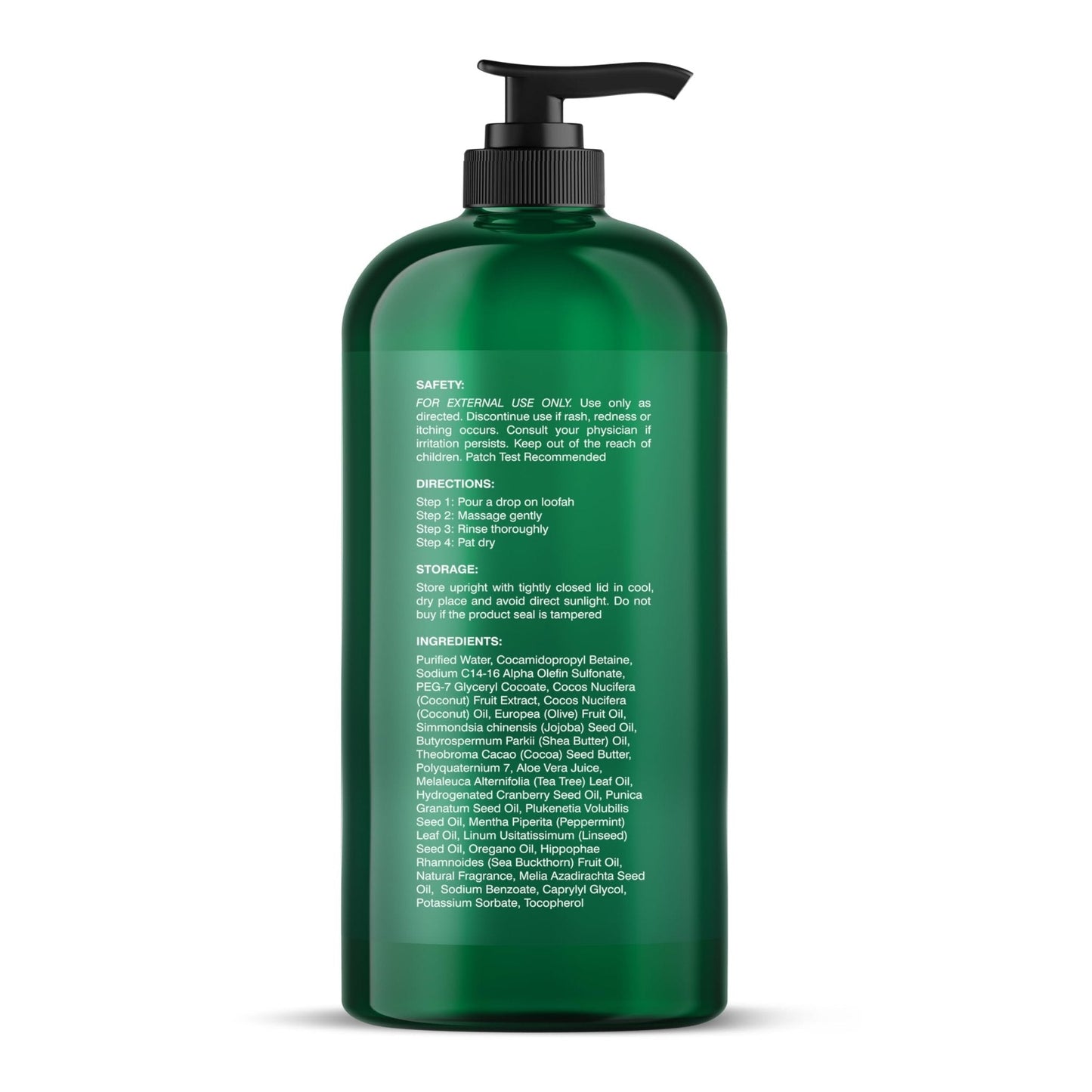 Botanic Hearth Tea Tree Body Wash -16 fl oz- All-Natural Antifungal & Odor-Control Shower - Maple Wellness Supplements