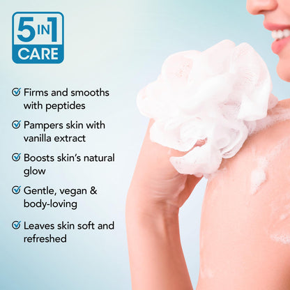 Botanic Hearth Vanilla Body Wash – Hydrating 5-in-1 Shower Gel with Warm Vanilla Aroma - Maple Wellness Supplements