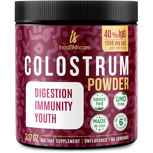 Bovine Colostrum Powder - 40% IgG Highly Concentrated Pure Bovine Colostrum - Maple Wellness Supplements