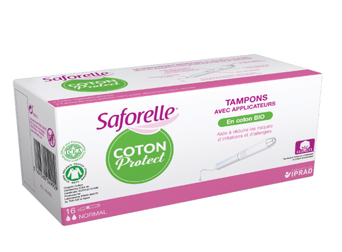 Box of 16 tampons with applicators NORMAL Saforelle - Maple Wellness Supplements