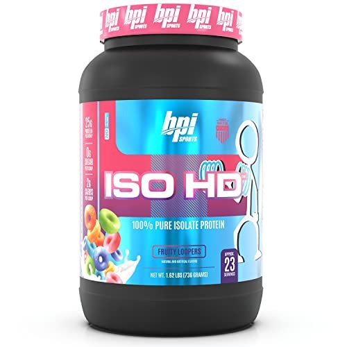 BPI Sports ISO HD – 100% Whey Protein Isolate Powder – Muscle Growth, Recovery - Maple Wellness Supplements
