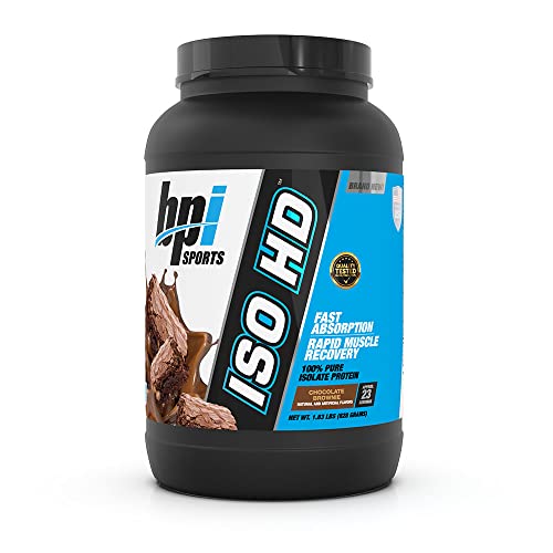 BPI Sports Iso Hd – 100% Whey Protein isolates – Muscle Growth, Recovery, Weight Loss, - Maple Wellness Supplements