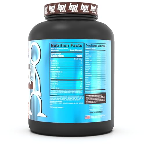 BPI Sports ISO HD Isolate Protein Chocolate Brownie - 69 Servings, 5.4 pounds - Maple Wellness Supplements
