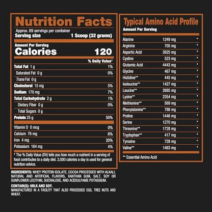 BPI Sports ISO HD Isolate Protein Chocolate Brownie - 69 Servings, 5.4 pounds - Maple Wellness Supplements