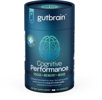Brain Supplement for Memory and Focus with Probiotics, Advanced 2 in 1 Nootropic Brain Support for Mental Clarity, Caffeine Free Doctor Formulated Supplement, 60 Capsules - Maple Wellness Supplements
