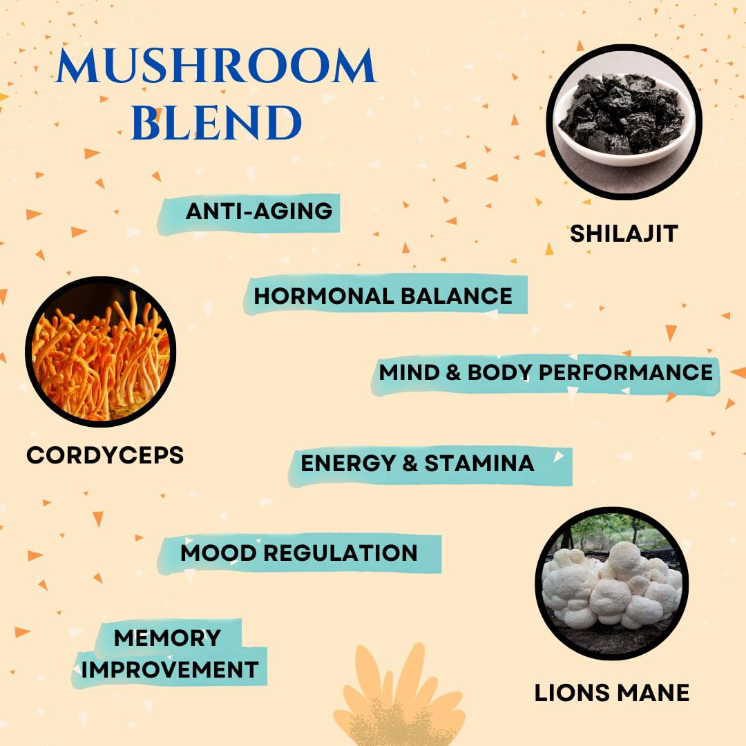 Brain Supplements for Memory & Focus - Nootropic Brain Health - Cognitive Performance, Clarity, Energy, Mental Vigor, Shilajit - Alpha Choline, Lion's Mane, Bacopa, 18 Premium Ingredients - Maple Wellness Supplements