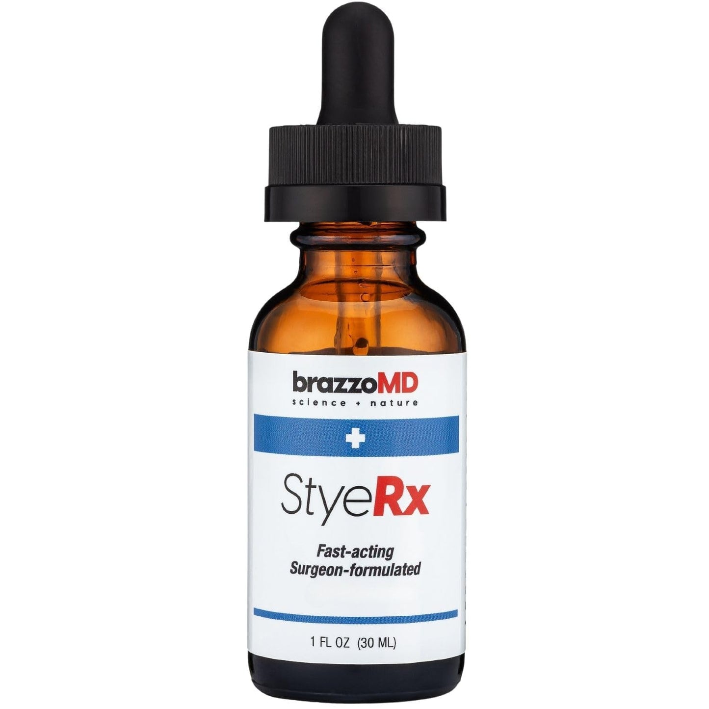 brazmedics brazzoMD Stye Relief - Physician-formulated - Assists Chalazions, Made with Arnica & Calendula 1.0 Fl Oz. - Maple Wellness Supplements