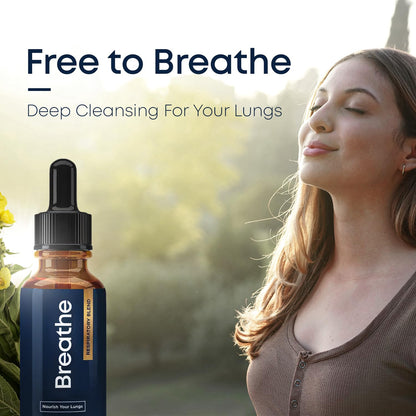 BREATHE & BREATHE PM Bundle - 60 Caps & 1 fl.oz. Mullein Drops for Lungs & Airways: Peppermint, Thyme, & Mullein Leaf Extract for Lungs Detox for Smokers - Clear Mucus & Breathe - GMO-Free & USA-Made - Maple Wellness Supplements