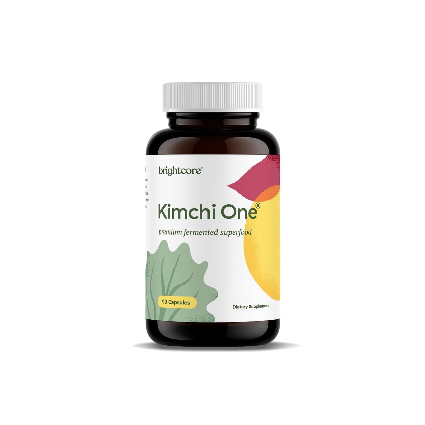 Brightcore Nutrition - Kimchi One, Kimchi Powder Capsules, Probiotics, Enzymes, & Antioxidant Supplement, Premium Gut Health Superfood - Maple Wellness Supplements