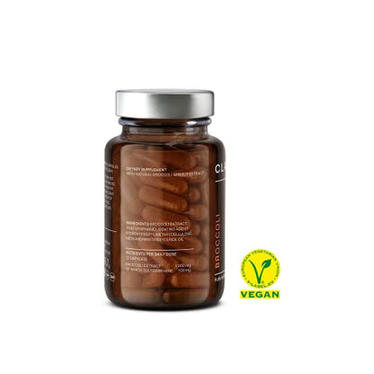 Broccoli Sprout Extract - 100mg Sulforaphane per Serving - Vegan - Antioxidant Supple - Maple Wellness Supplements
