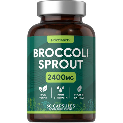 Broccoli Sprout Extract | Activated Sulforaphane Supplement | 2400mg Capsules | 60 Ct - Maple Wellness Supplements