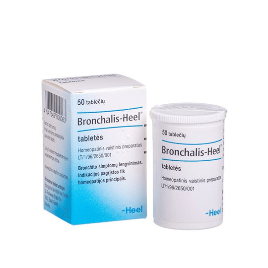 Bronchalis-Heel Tablets N50 Homeophatic medicine - Bronchitis Relief - Maple Wellness Supplements
