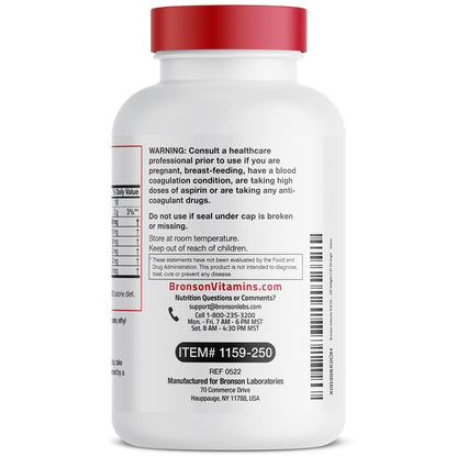 Bronson Antarctic Krill Oil 2000 mg with Omega-3s EPA, DHA, Astaxanthin and Phospholipi - Maple Wellness Supplements