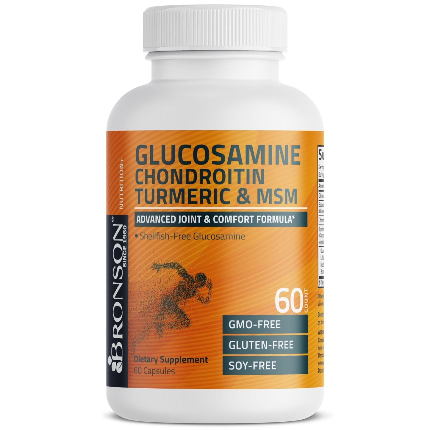 Bronson Glucosamine Chondroitin Turmeric & MSM Advanced Joint & Cartilage Formula, Supports Healthy Joints - Maple Wellness Supplements