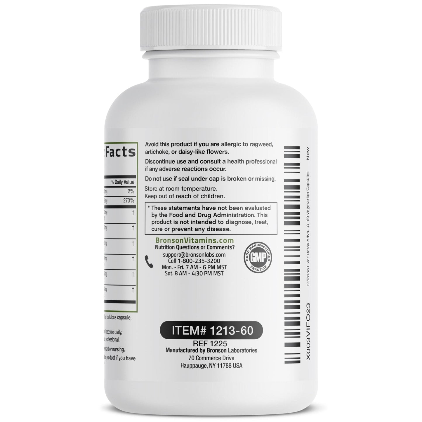 Bronson Liver Detox Advanced Detox & Cleansing Formula Supports Health Liver Function with Milk Thistle, Dandelion Extract, Turmeric, Artichoke Leaf & More - Maple Wellness Supplements