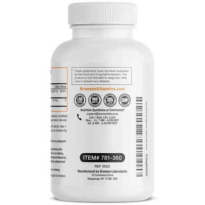 Bronson Vitamin K2 (MK7) with D3 Supplement Non-GMO Formula 5000 IU Vitamin D3 - Maple Wellness Supplements