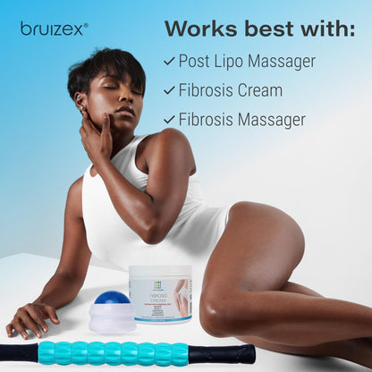Bruizex Lymphatic Drainage Massage Oil with Arnica & Cold Pressed Castor Oil, Lightweight Non-Greasy Body Massage Oil for Daily Lymphatic Massage, Aftercare Routine, Lightweight Formula - 8.5 Oz - Maple Wellness Supplements