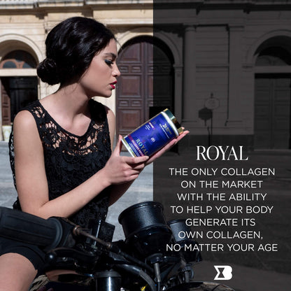 Bruno MD Royal Collagen Peptides, Clinically proven, Dietary Supplement, Improves Skin & Cellulite, European Sourced, Improves the Look of Hair & Nails, Blended with Vitamin C, Bone & Joint Supplement - Maple Wellness Supplements