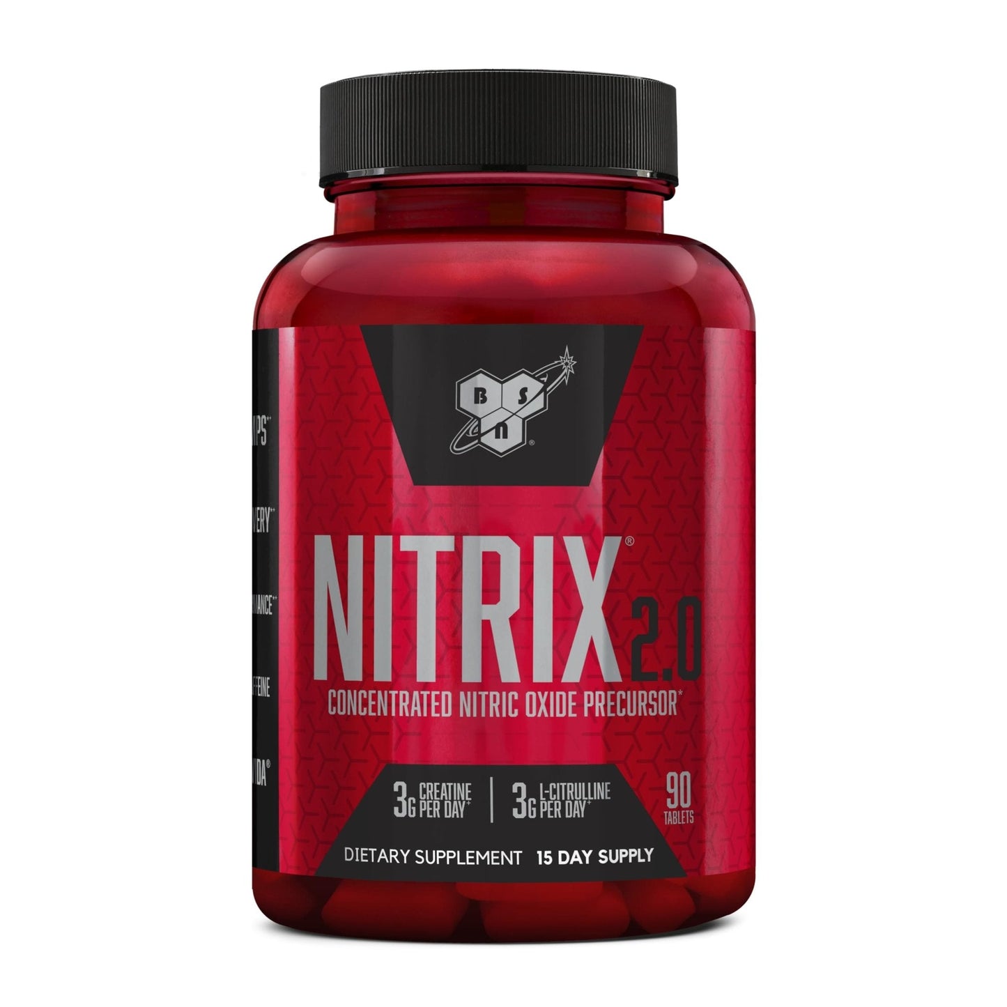 BSN NITRIX 2.0, Workout Supplement, Nitric Oxide Precursors, 3g Creatine, 3g L Citrulline, L-Citrulline, Supports Workout Performance, Pumps, Muscle Recovery - Maple Wellness Supplements