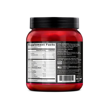 BSN N.O.-XPLODE Vaso Pre Workout Powder with 8g of L-Citrulline and 3.2g Beta-Alanine and Energy, Flavor: Cherry Bomb, 24 Servings - Maple Wellness Supplements
