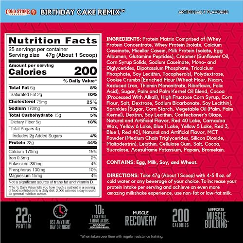 BSN Syntha-6 Whey Protein Powder, Cold Stone Creamery- Birthday Cake Remix Flavor - Maple Wellness Supplements