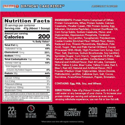 BSN Syntha-6 Whey Protein Powder, Cold Stone Creamery- Birthday Cake Remix Flavor - Maple Wellness Supplements