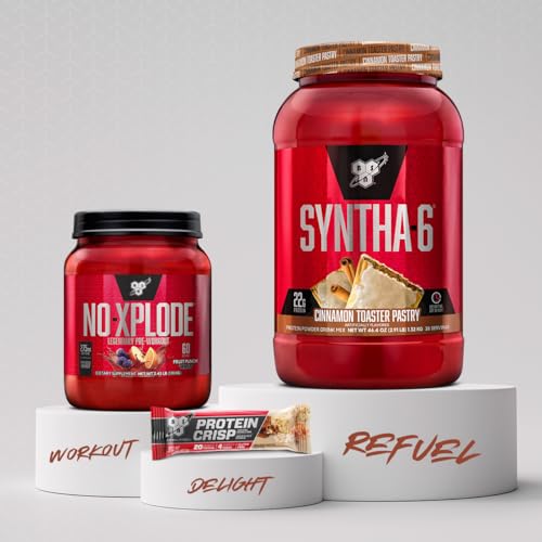 BSN SYNTHA-6 Whey Protein Powder with Micellar Casein, Milk Isolate, Cinnamon Toaster - Maple Wellness Supplements
