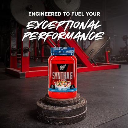 BSN SYNTHA-6 Whey Protein Powder with Micellar Casein, Milk Isolate, Fruity Cereal - Maple Wellness Supplements