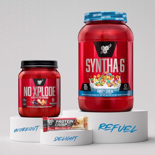 BSN SYNTHA-6 Whey Protein Powder with Micellar Casein, Milk Isolate, Fruity Cereal - Maple Wellness Supplements