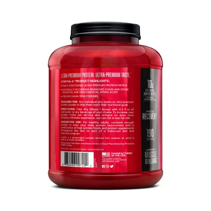 BSN SYNTHA-6 Whey Protein Powder with Micellar Casein, Milk Protein Isolate, Chocolate - Maple Wellness Supplements
