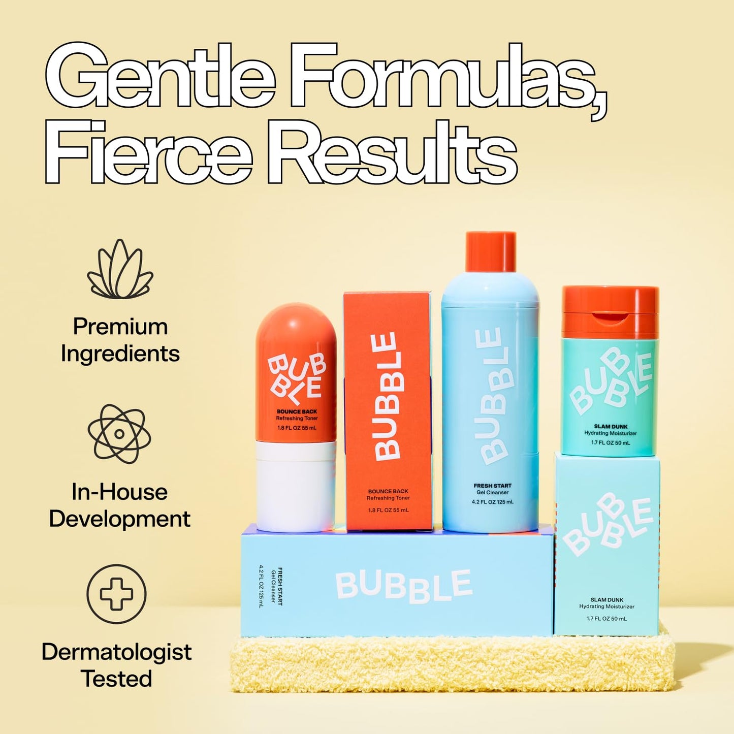 Bubble Skincare Slam Dunk Hydrating Face Moisturizer - Travel Size Lightweight Face Lotion - Maple Wellness Supplements