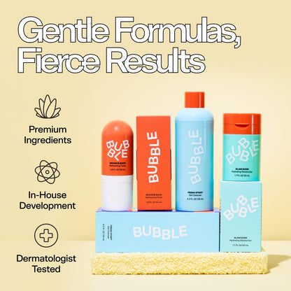 Bubble Skincare Slam Dunk Hydrating Face Moisturizer - Travel Size Lightweight Face Lotion - Maple Wellness Supplements
