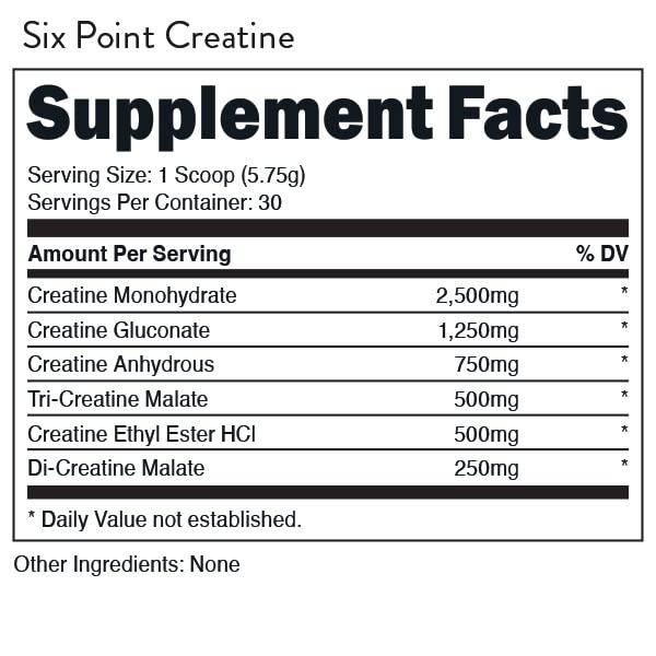 Bucked Up Six Point Creatine™ Six Types of Creatine - for Men and Women - Maple Wellness Supplements