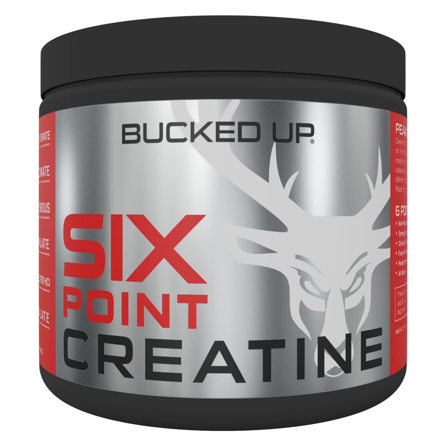 Bucked Up Six Point Creatine™ Six Types of Creatine - for Men and Women - Maple Wellness Supplements