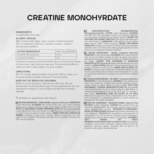 Bulk Creatine Monohydrate Powder, Unflavoured, 100 g - Maple Wellness Supplements