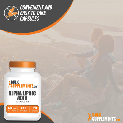 BULKSUPPLEMENTS.COM Alpha Lipoic Acid Capsules - ALA Supplement, Alpha Lipoic - Maple Wellness Supplements