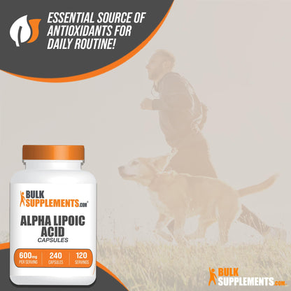 BULKSUPPLEMENTS.COM Alpha Lipoic Acid Capsules - ALA Supplement, Alpha Lipoic - Maple Wellness Supplements